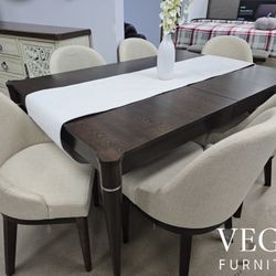 Dining TBL SET 6 Chairs 