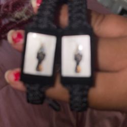 Full Black Santa Murete Bracelet