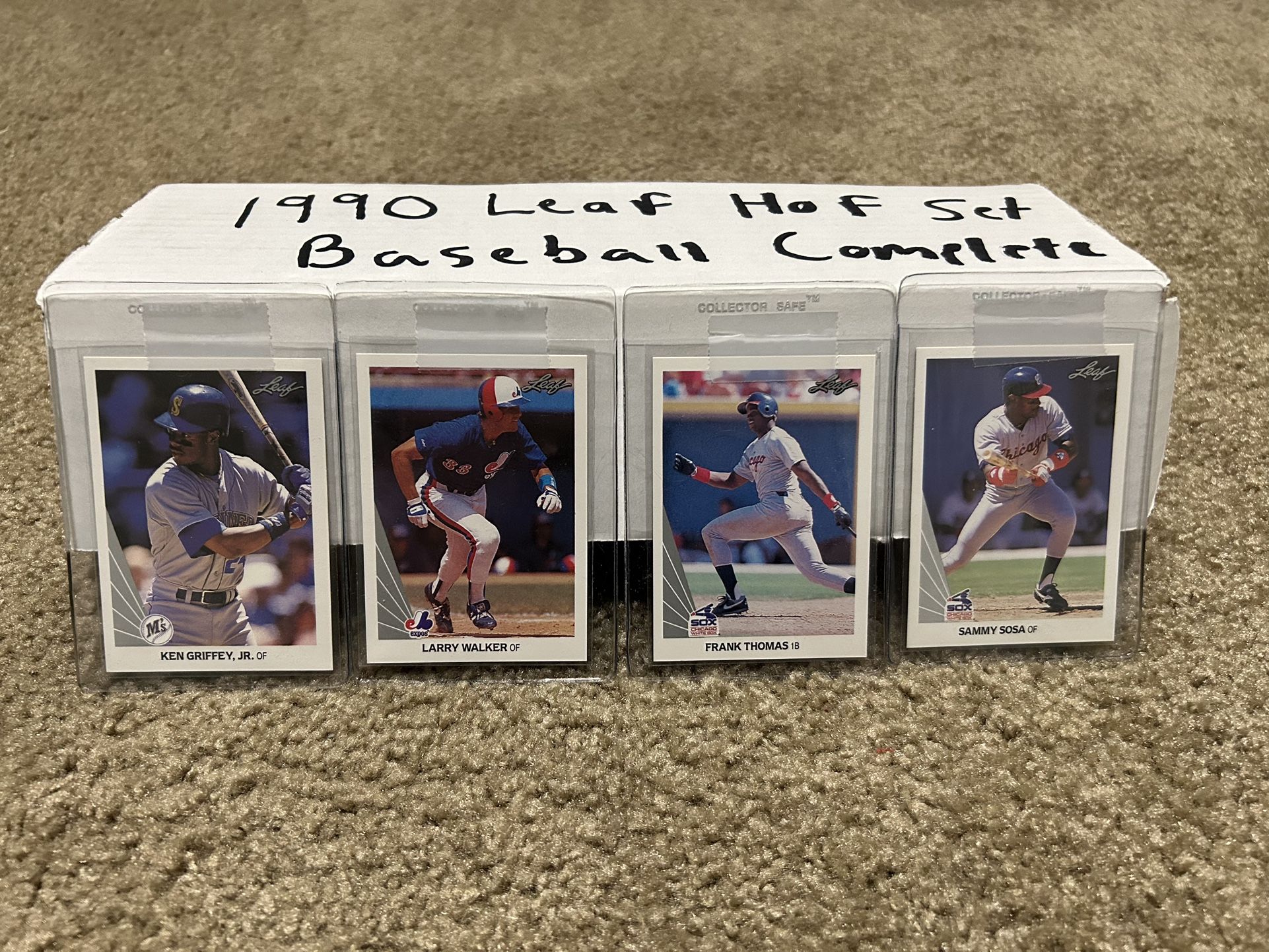 1990 Leaf HOF Baseball Complete Set