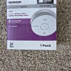 Smoke fire and carbon monoxide detector