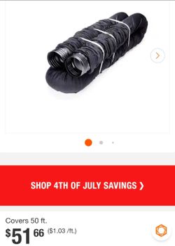 FLEX Drain 4 in. x 50 ft. Black Copolymer Perforated Drain Pipe with Sock