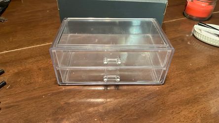 Clear box with drawers