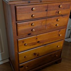 Solid Wood Dresser (about 4' x 3')