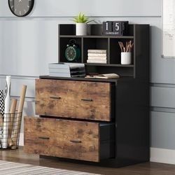 New 2 Drawers Lateral Filing Cabinet