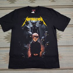 METALLICA  t shirt    Size L   city of VAN Nuys