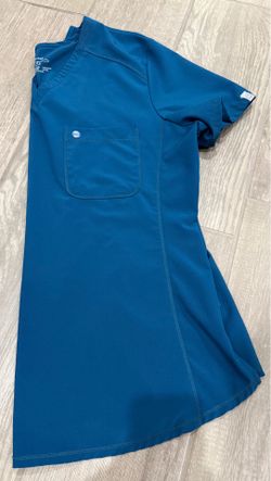 Cherokee Infinity Scrub Top – L – Teal – Stretch Vent Back