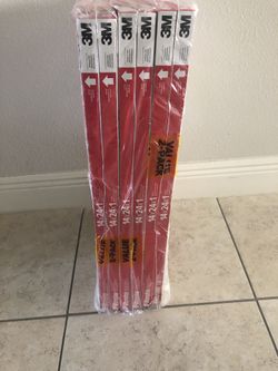 New 3M Filtrete 1000 Allergen Defence 14x24x1 Air Filter 6 Pack!!