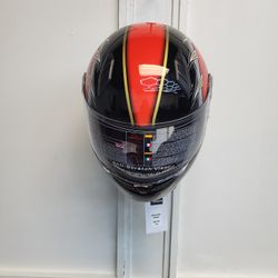 Full Face Motorcycle Helmet DOT APPROVED Medium Only (BK)