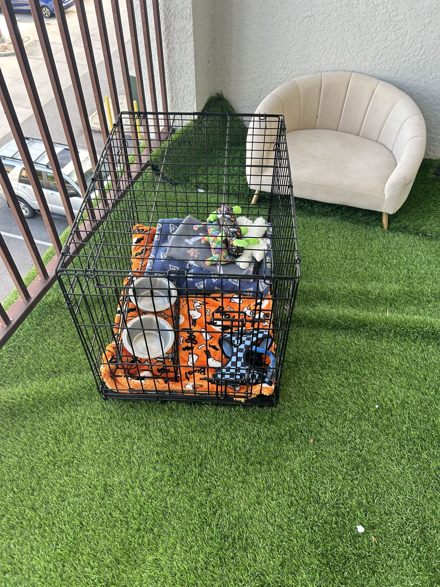 Dogfood Container Dog bed N Cage