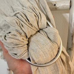 NEW Hip Baby Wrap Linen Ring Sling Carrier