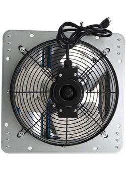 EXHAUST SHUTTER FAN WITH POWER CORD