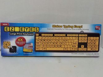 EZ eyes large print keyboard