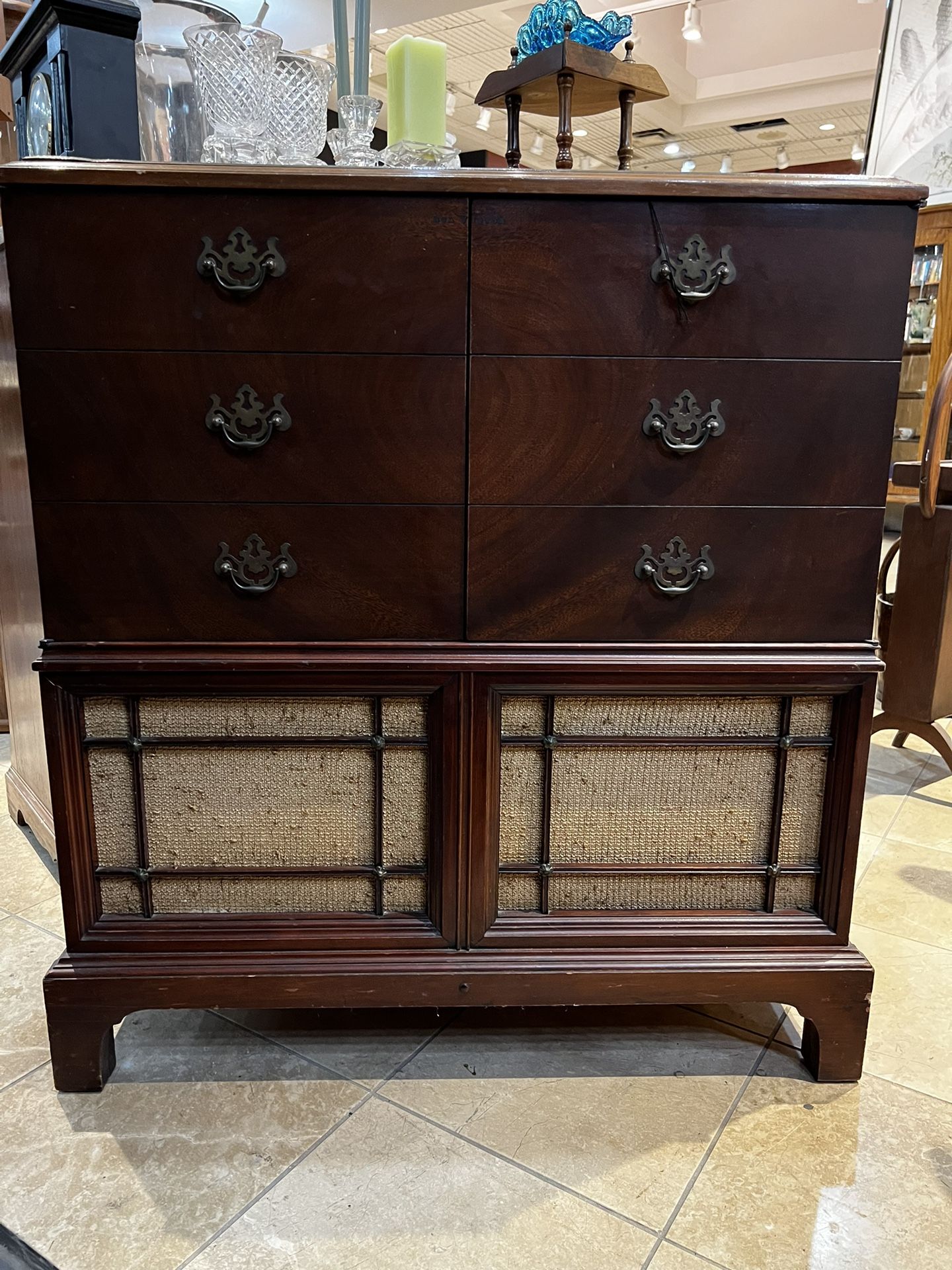 Antique Stereo Cabinet