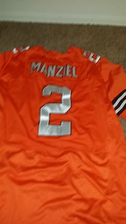 Johnny manzel browns stitched used jersey
