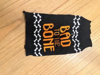 Bad to the Bone Knit Dog Sweater