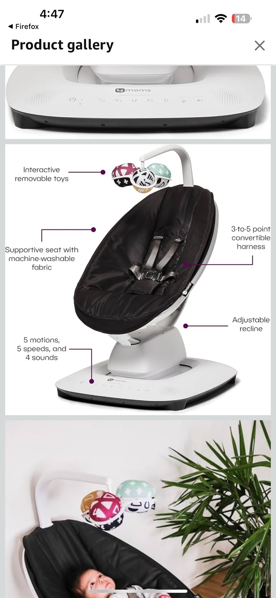 Mama Roo Swing Only Used A Few Times