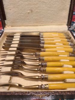 19th Century Silverware Boxset
