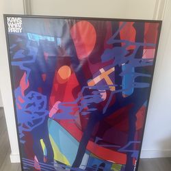 "What Party at the Brooklyn Museum” framed