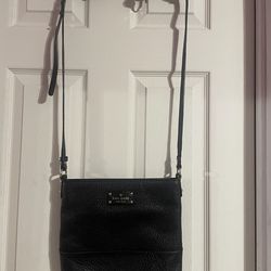 Kate Spade black leather crossbody