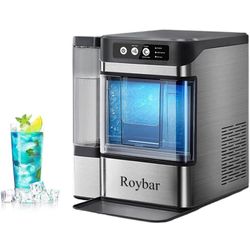 Large Capacity Ice Makers Countertop One-Click Operation Self-Cleaning Portable Ice Maker 41lbs/24H with There is A Detachable 3L Water Tank Ice Machi
