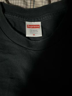 supreme preshrunk Size medium black long sleeve