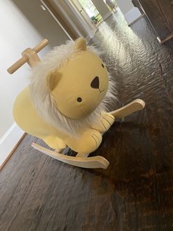 Crate and Barrel Lion Rocker