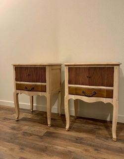 Vintage Nightstands /side tables (2) - $160 - Refinished