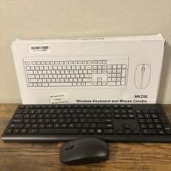 Wireless Keyboard And Mouse Combo MK258 Black