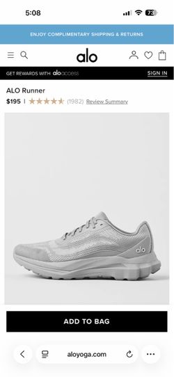 Alo Runner Sneakers grey