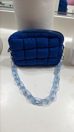 blue purse