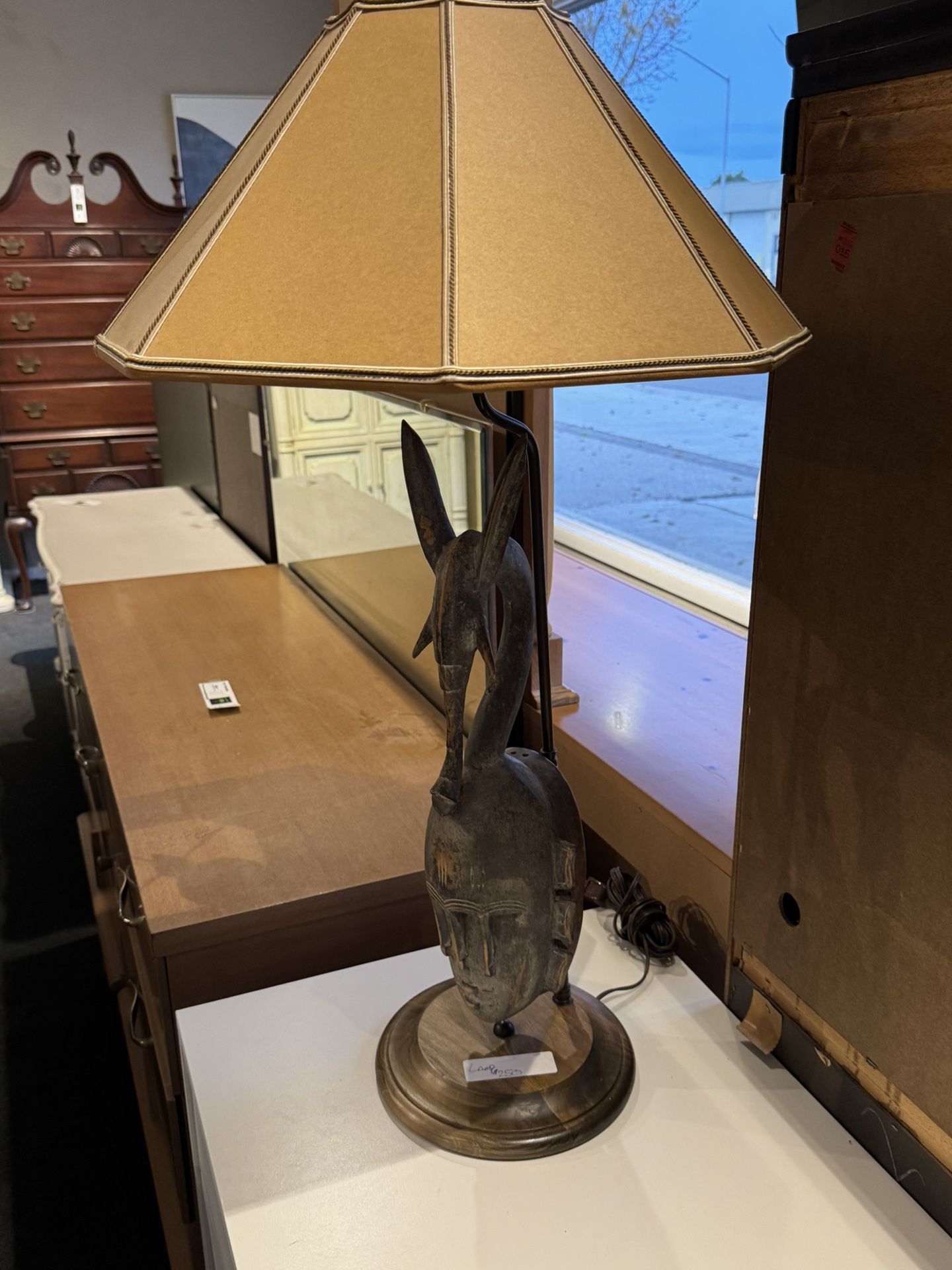 African Sculpture Lamp