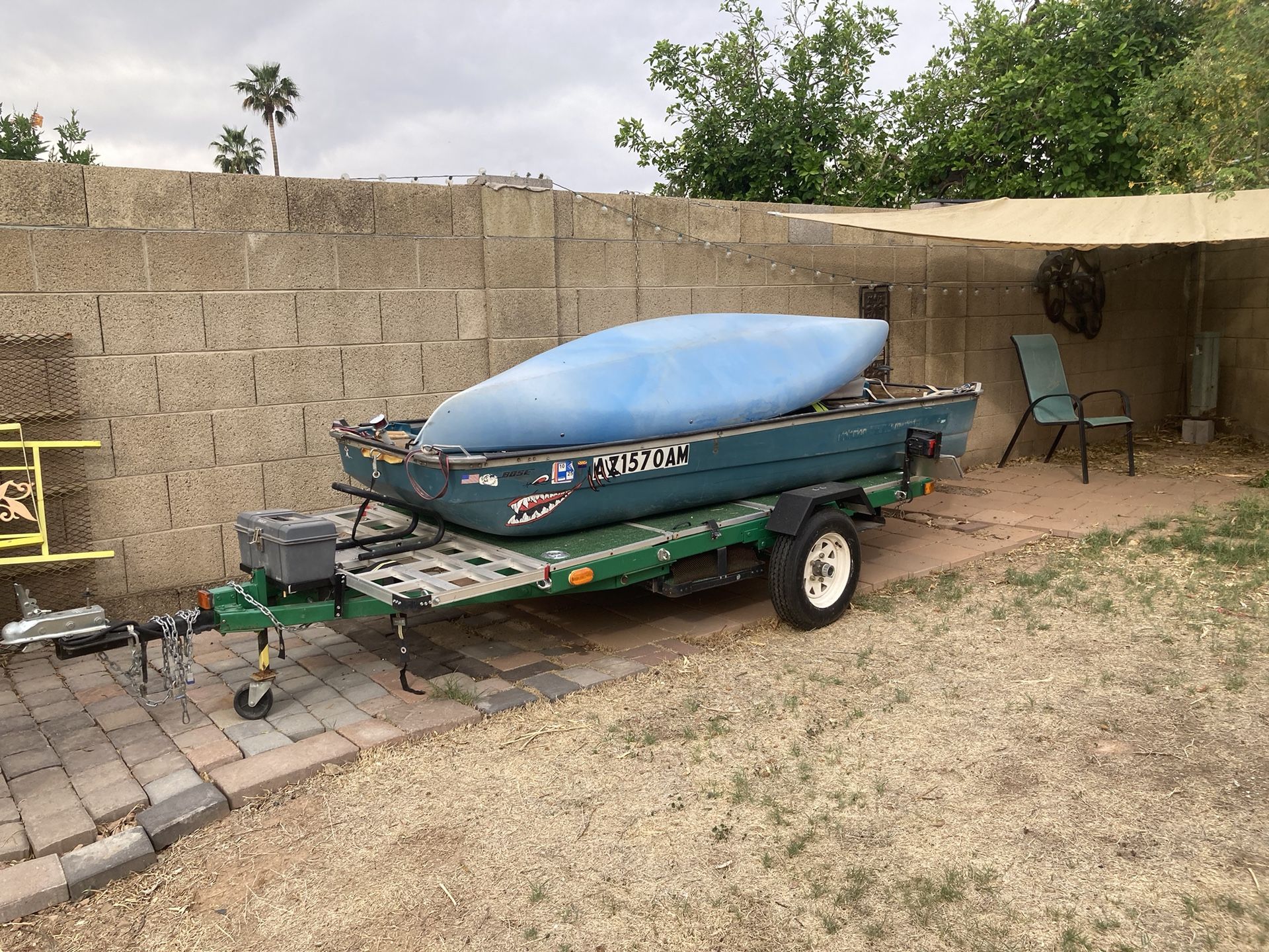 Coleman Crawdad And Trailer.