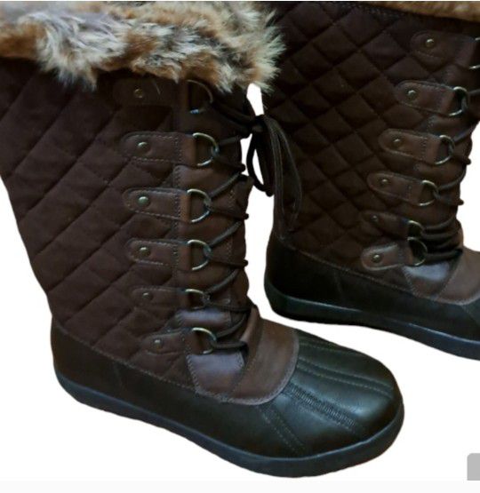 Justfab Womens Marley Winter Boots size 7.5