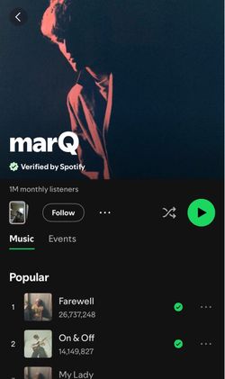 MarQ ticket concert