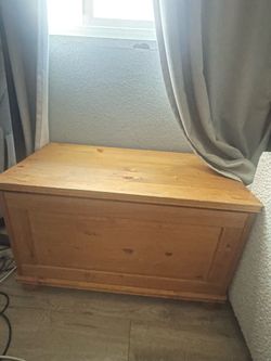 Soild wood chest