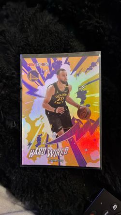 NBA Hoops Stephen Curry Hard Wired Holo Card