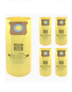 Shop Vac Replacement Bags Compatible with shop vec 15-22 Gallon Type J - 90673, Type G-, VF2008, Craftsman CMXZVBE38769, Upgraded Multi-Layer F