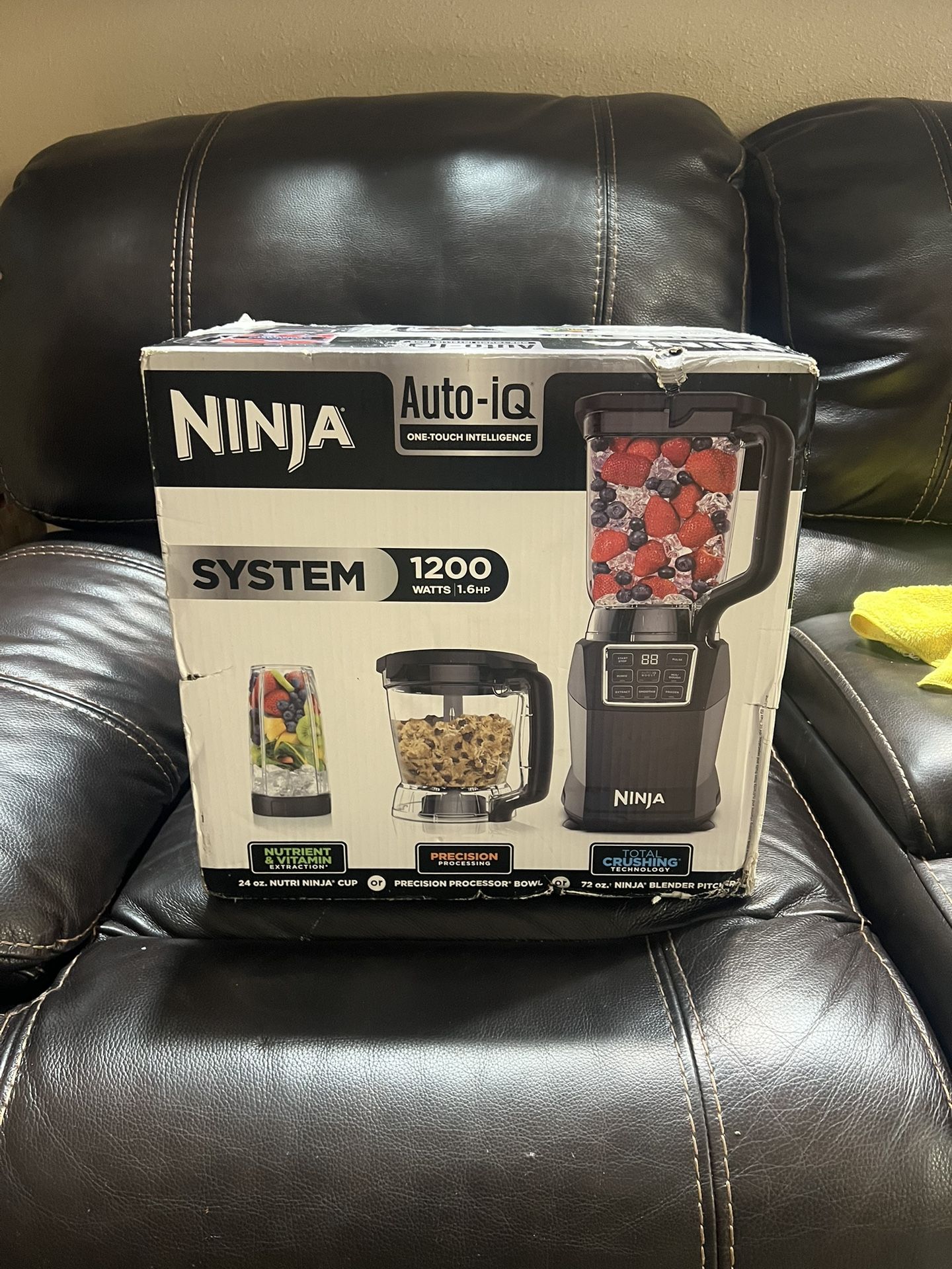 Ninja Kitchen System 1200 - Auto IQ Boost and 7-Speed Blender