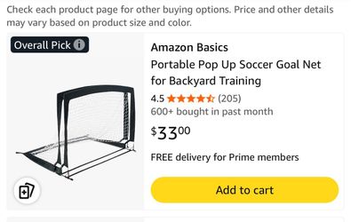 Soccer goal Net