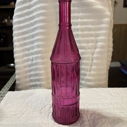Decorative collective glass bottle
