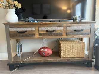 All Wood TV stand/Entry Way Table