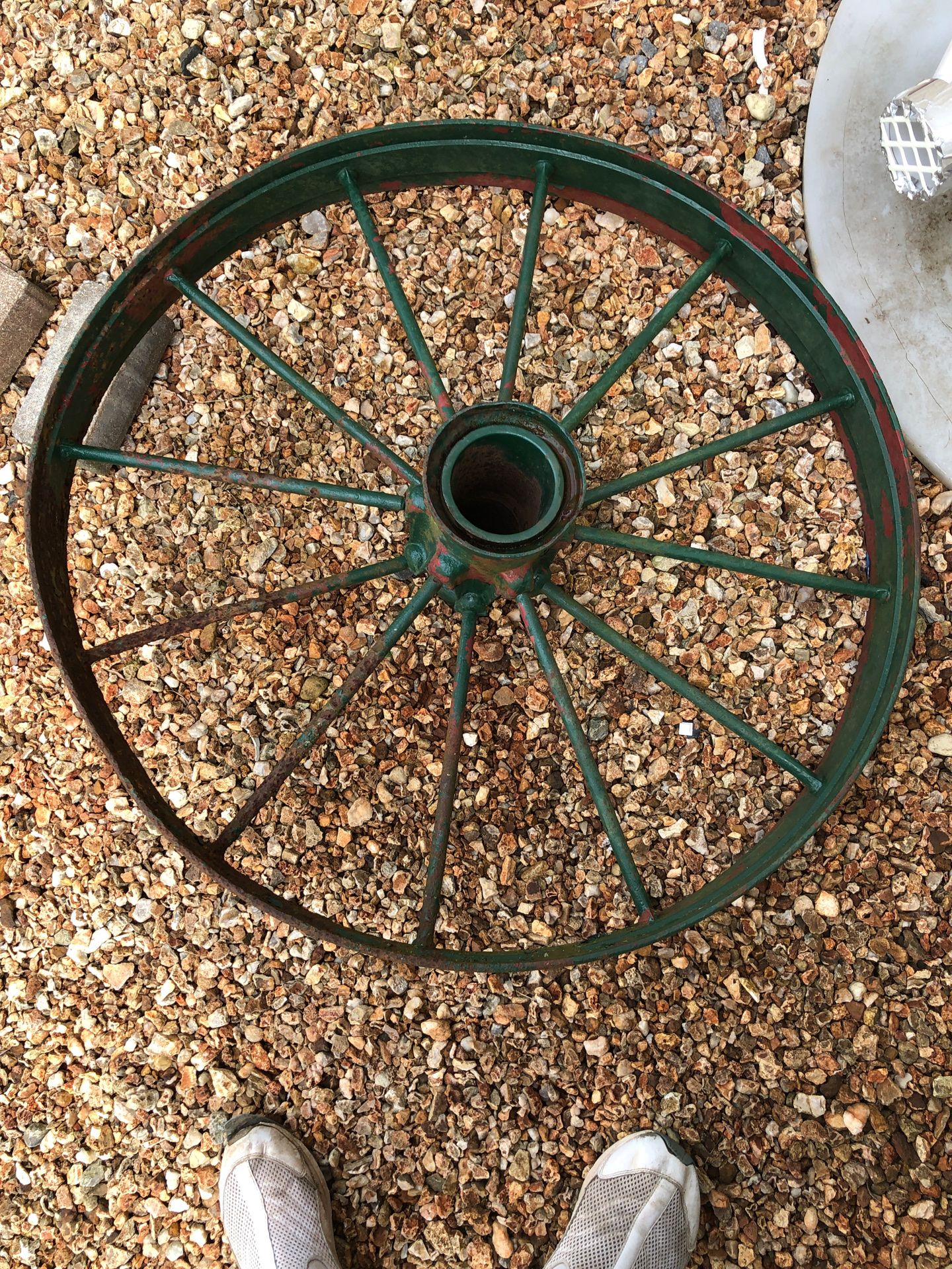 Antique cast Iron tractor wheel for Sale in Ontarioville, IL - OfferUp
