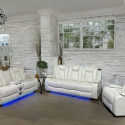 S3470 New York (White)
3pcs Livingroom Set