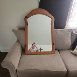 Real Wood Beautiful Mirrior