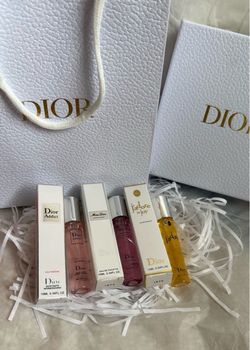 Dior travel size perfumes $18 each or 3 for $45