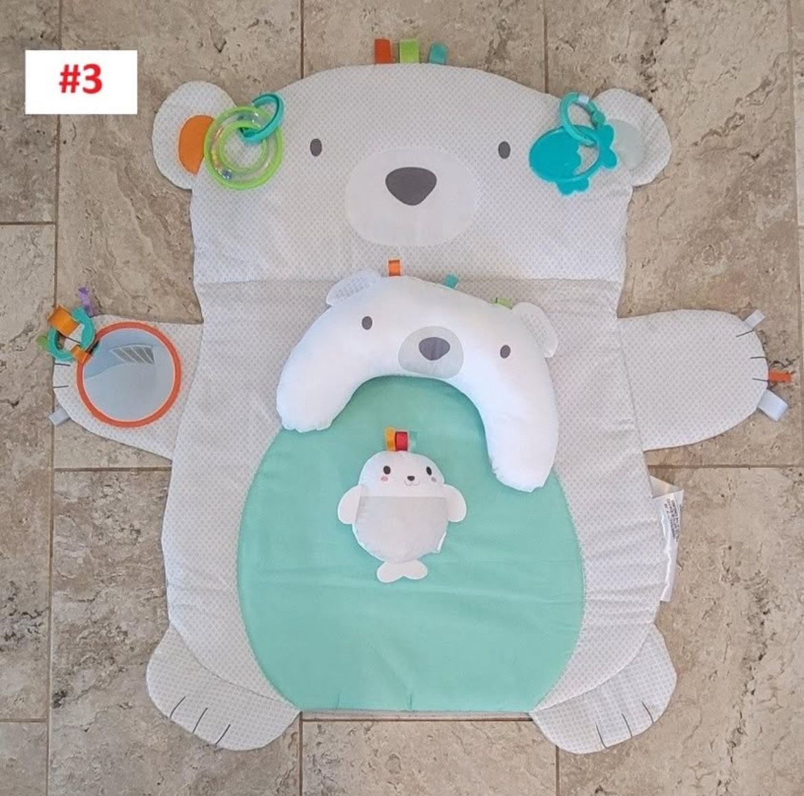 TUMMY TIME PROP & PLAY MAT by Bright Starts