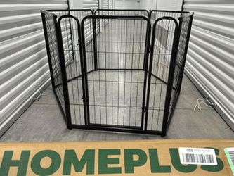 New Open FXW Adjustable HomePlus Indoor Dog PlayPen 6 Panels 32" High Metal Door Collapsible