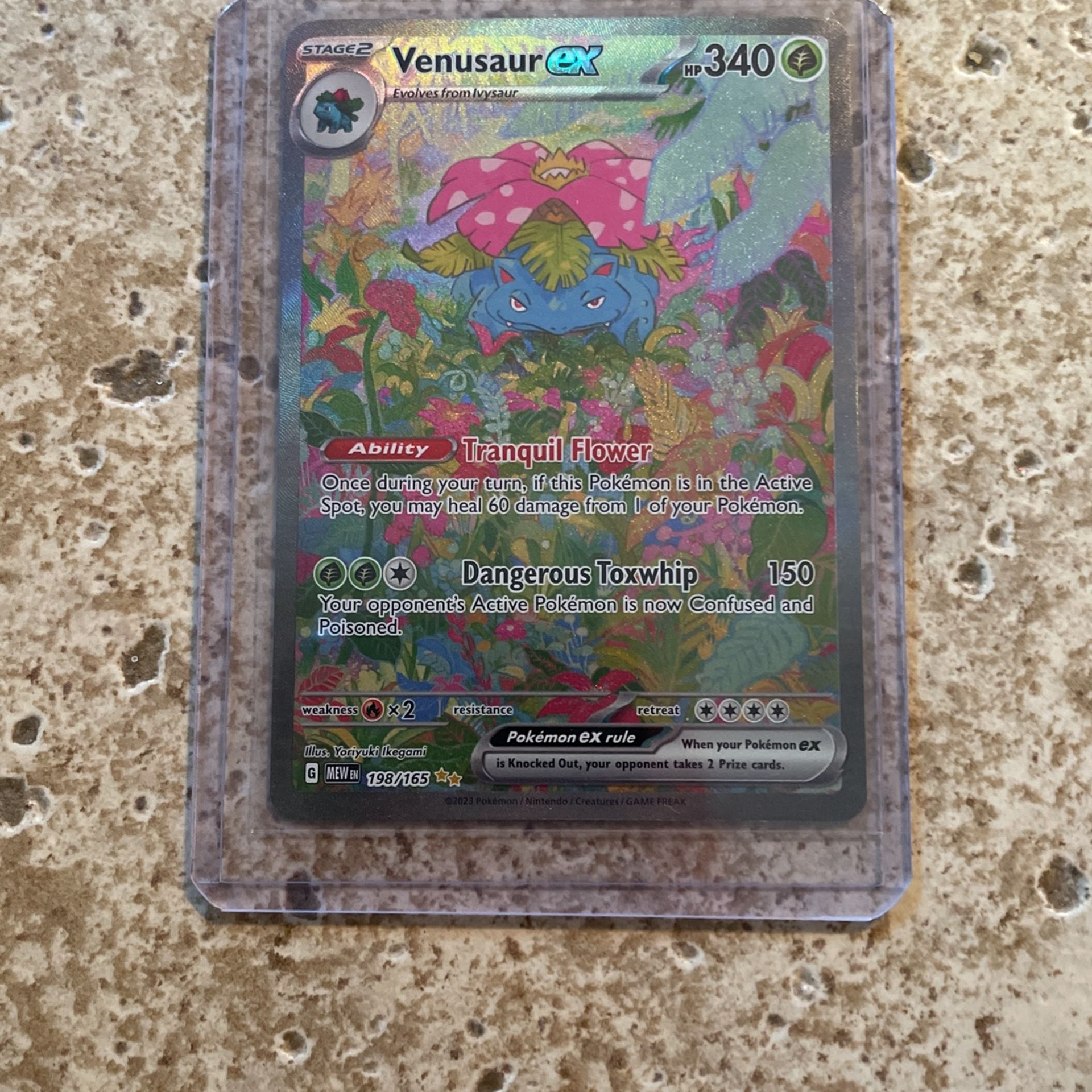 Venusaur EX 198/165 Pokemon Card