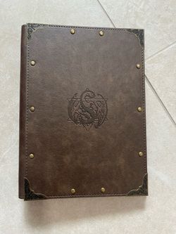 Dragon-Themed D&D Character Binder