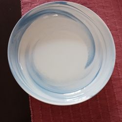 Set Of 4 Marbled Pasta Bowls